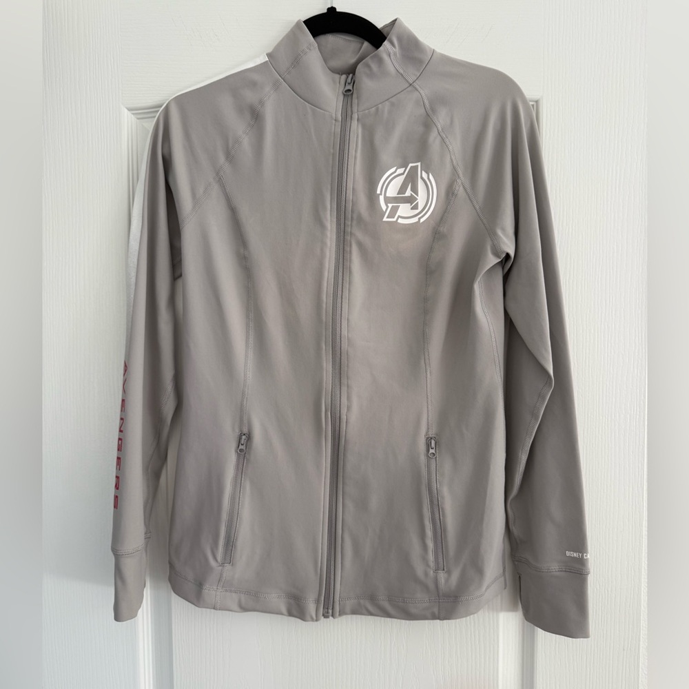 Disney California Adventure Gray Avengers Campus Zip-Up Jacket Sz S